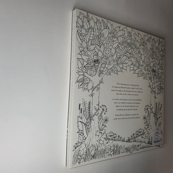 Coloring Book for 12+ - Enchanted Forest by Johanna Basford - New in bag - Picture 6 of 9